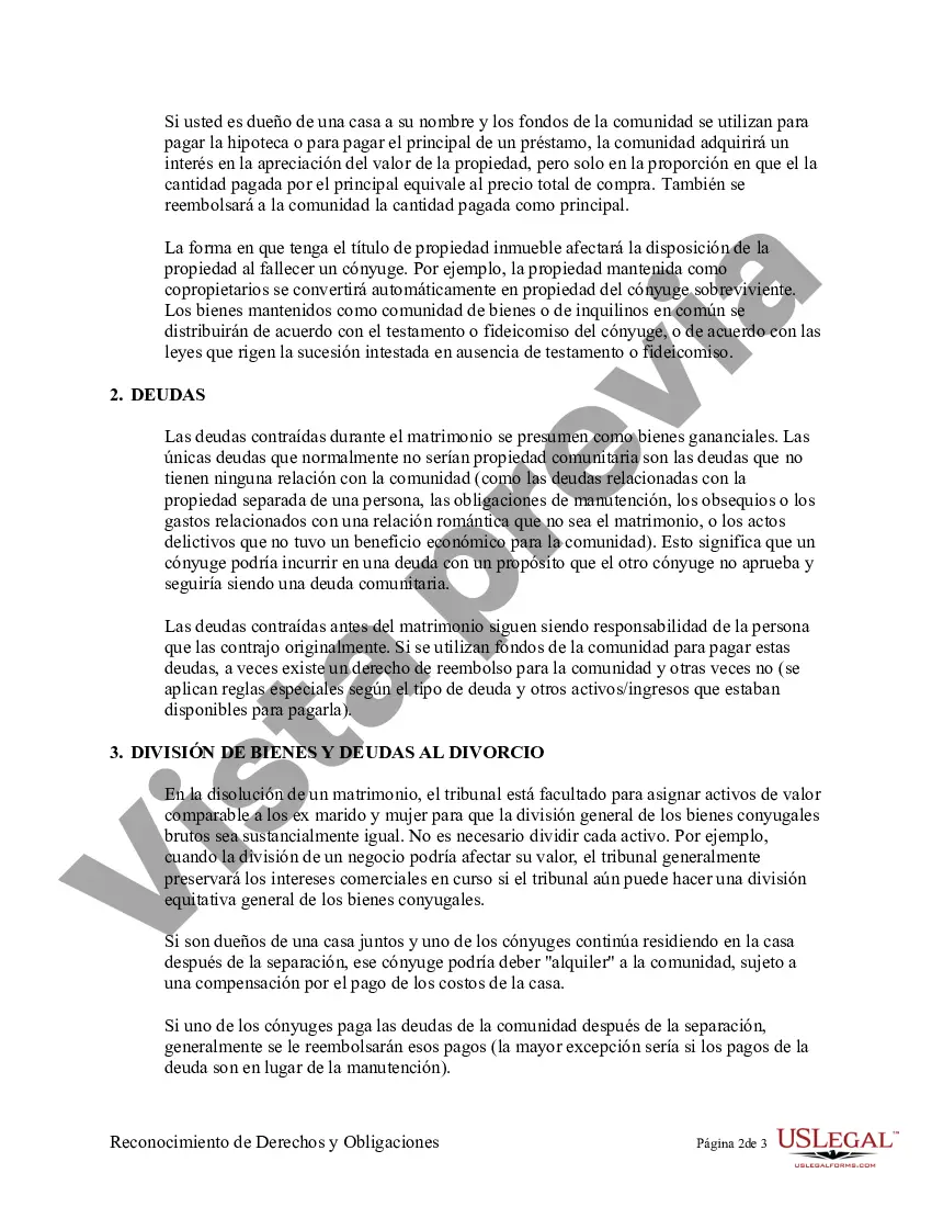 Preview Revocación del Acuerdo de Propiedad Postnupcial - California