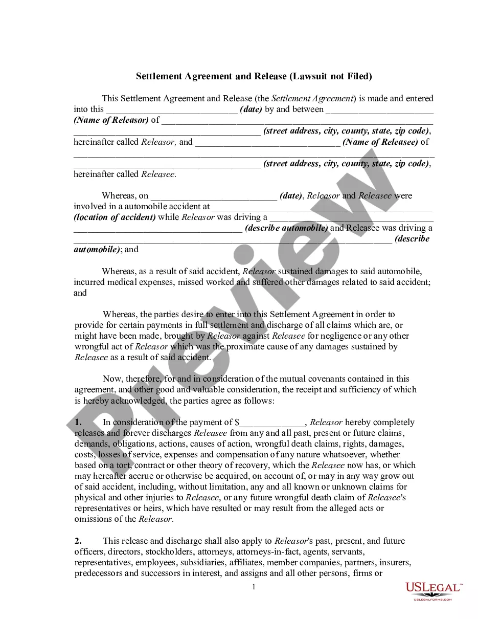 California Settlement Agreements Must Include Amended General Release  Language – Ford & Diulio
