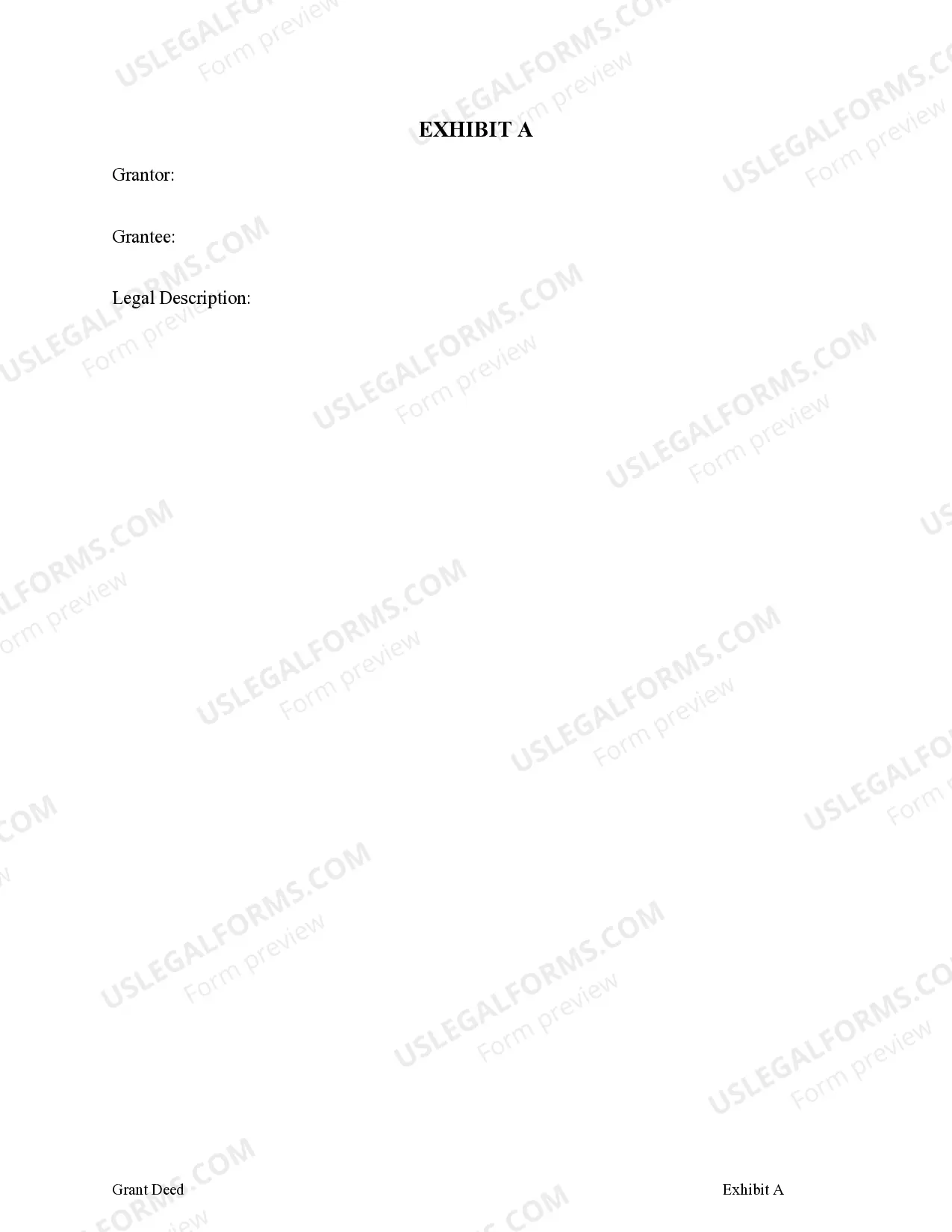 Preview Grant Deed - Husband and Wife to Individual