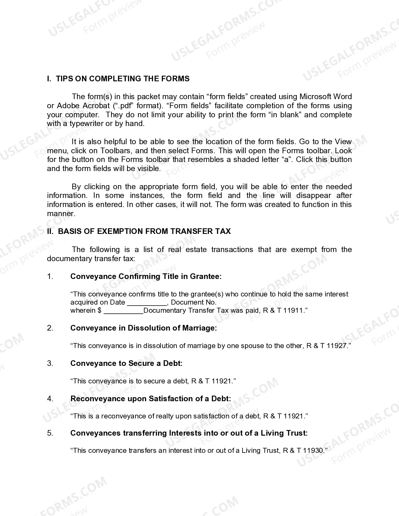 Preview Warranty Deed to Child Reserving a Life Estate in the Parents