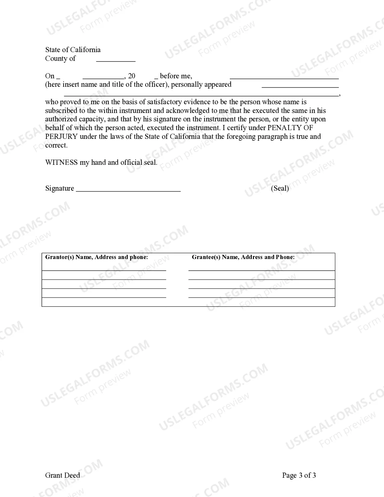 Preview Warranty Deed to Child Reserving a Life Estate in the Parents