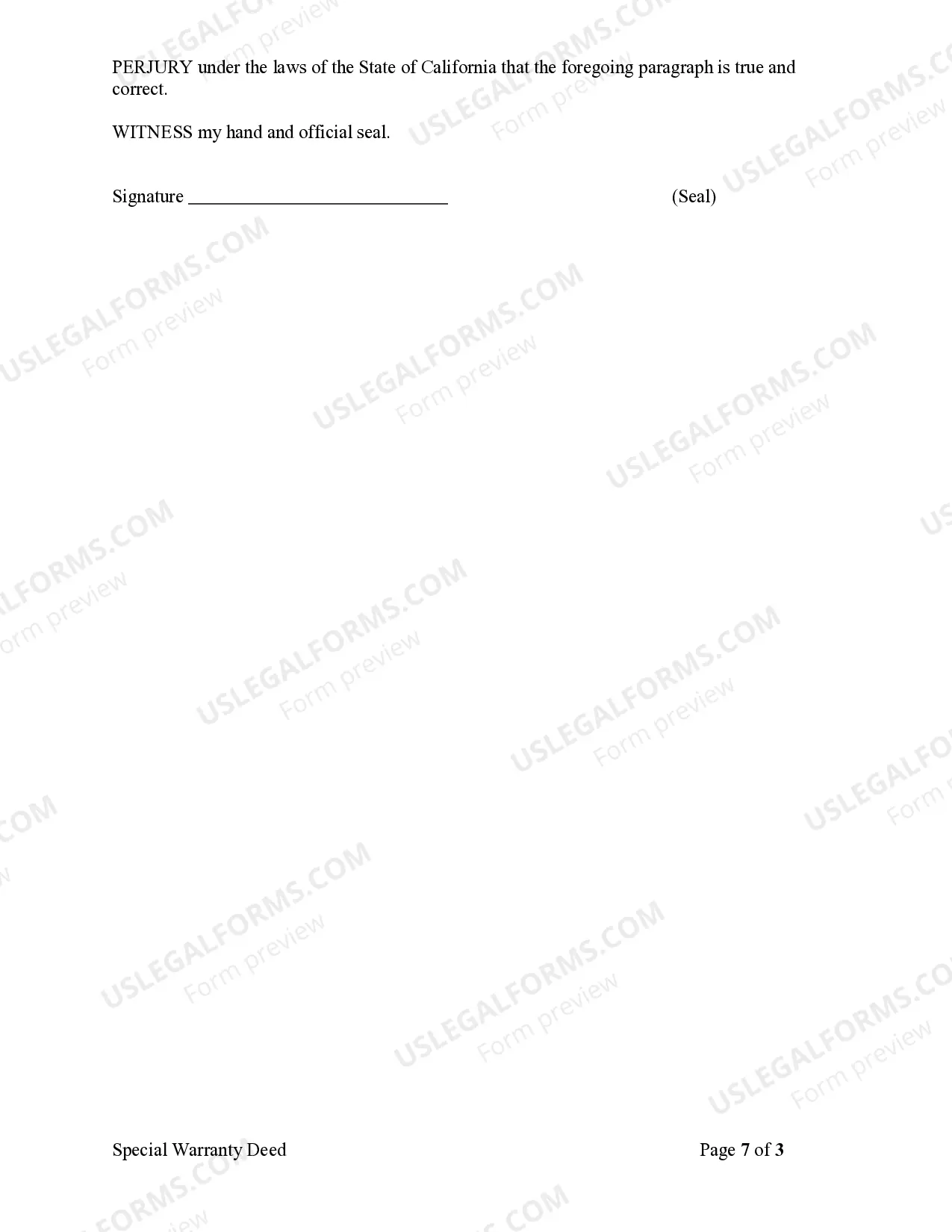 Preview Special Warranty Deed - Two Individuals to Husband and Wife