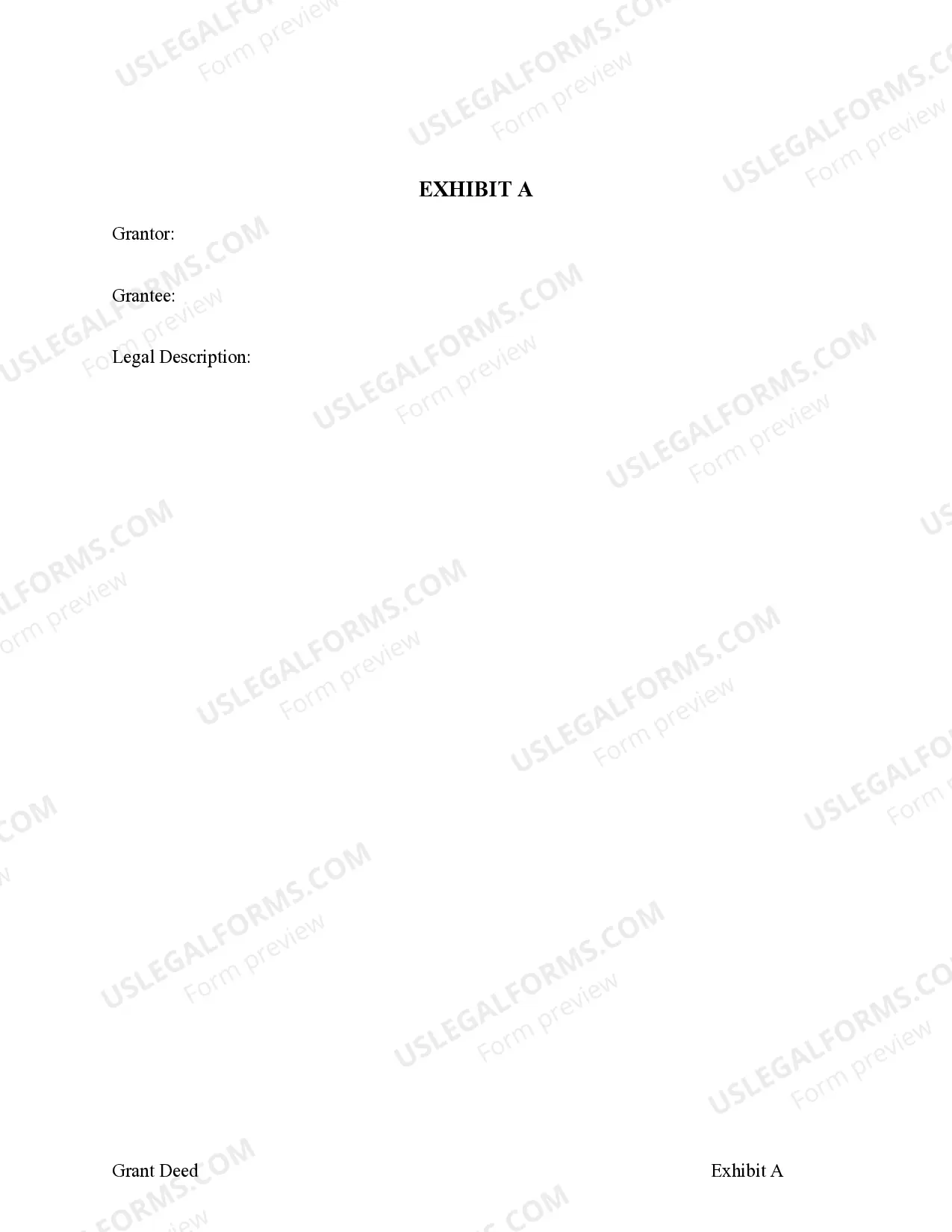 Preview Grant Deed - Two Individuals to Two Individuals