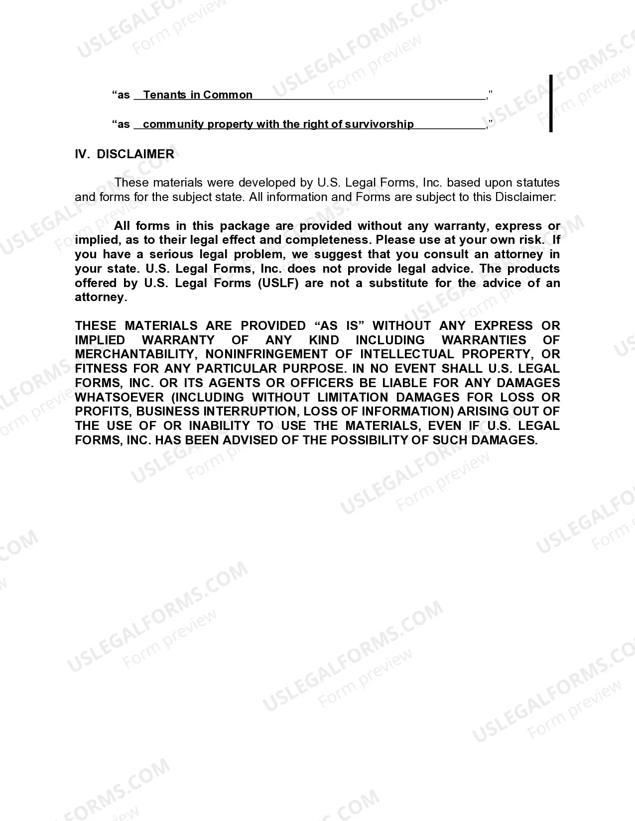 Preview Quitclaim Deed - Four Individuals to Three Individuals