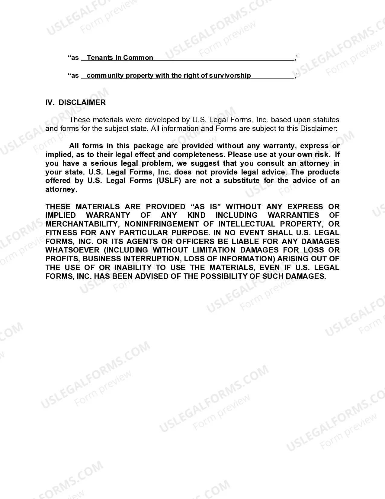 Preview Quitclaim Deed - Husband and Wife to Three Individuals