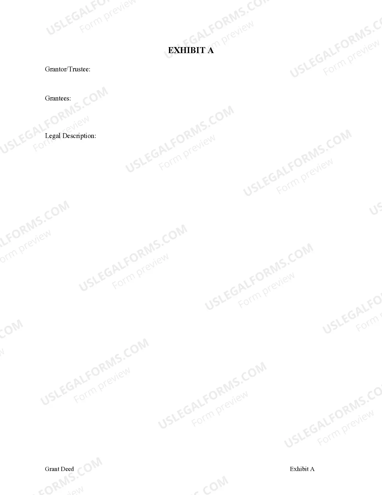 Preview Grant Deed from Trust to Two Individuals