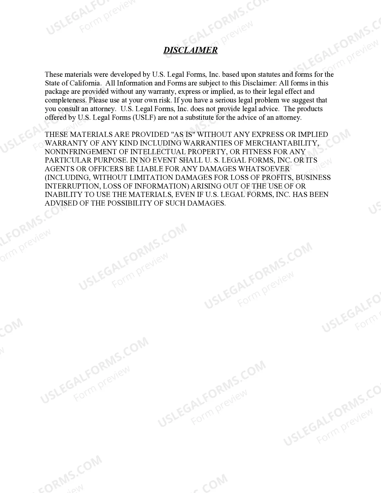 Preview California Renunciation And Disclaimer of Property from Life Insurance or Annuity Contract