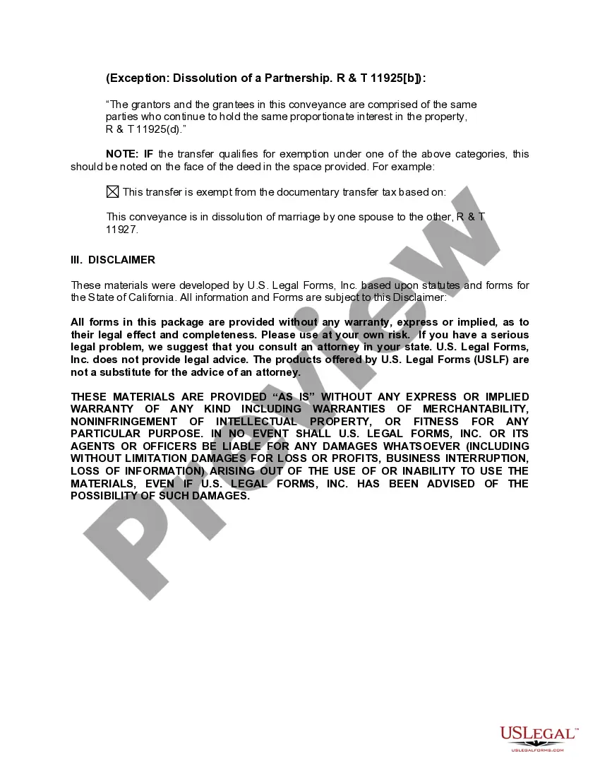 Preview Quitclaim Deed from an Individual and a Trust to a Trust