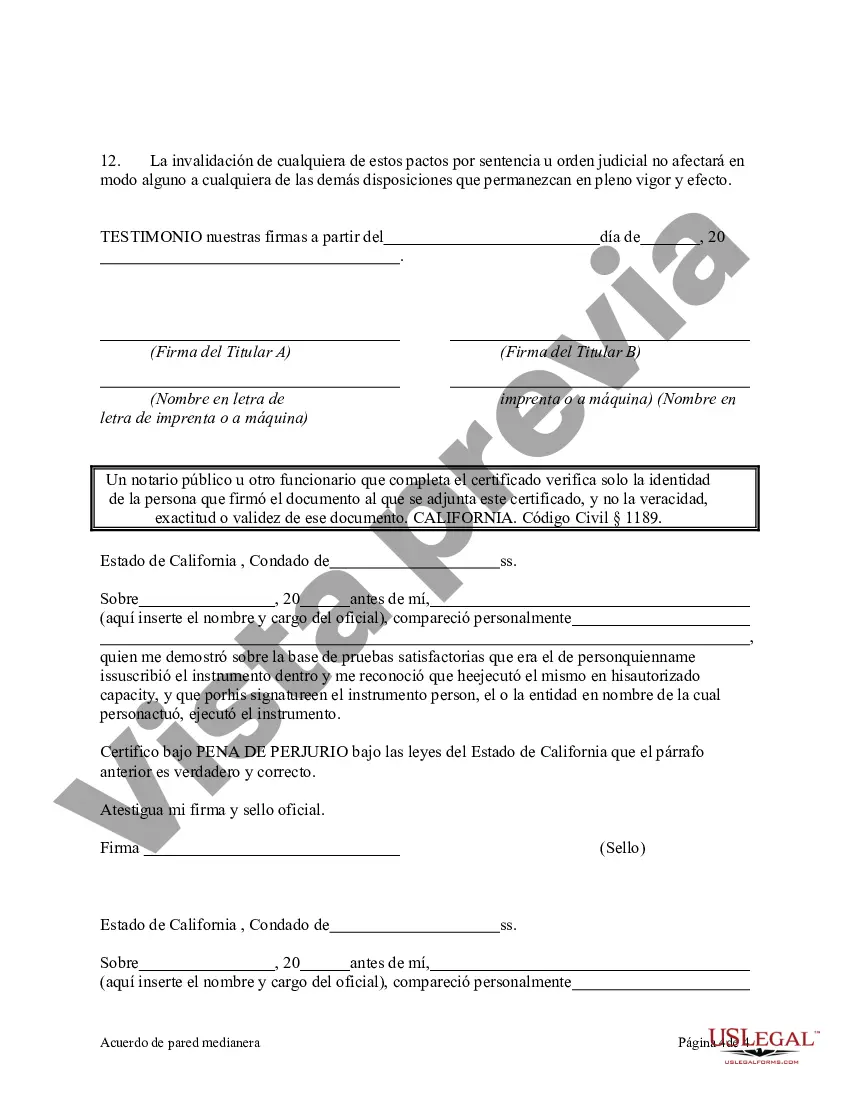 Preview Acuerdo de pared medianera