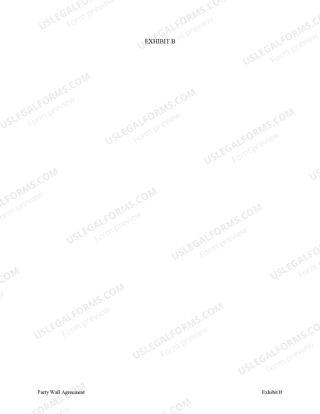 Preview Party Wall Agreement