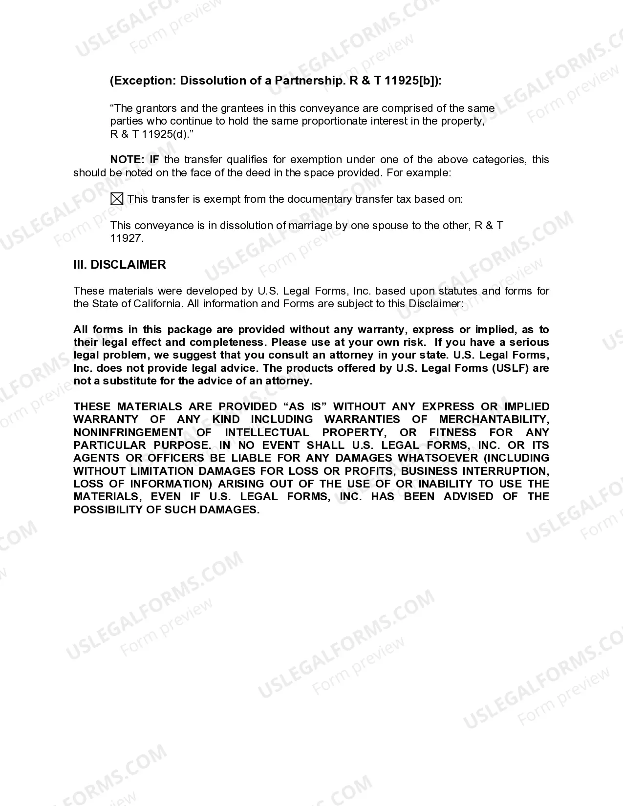 Preview Quitclaim Deed - Trust (Two Trustees) to an Individual