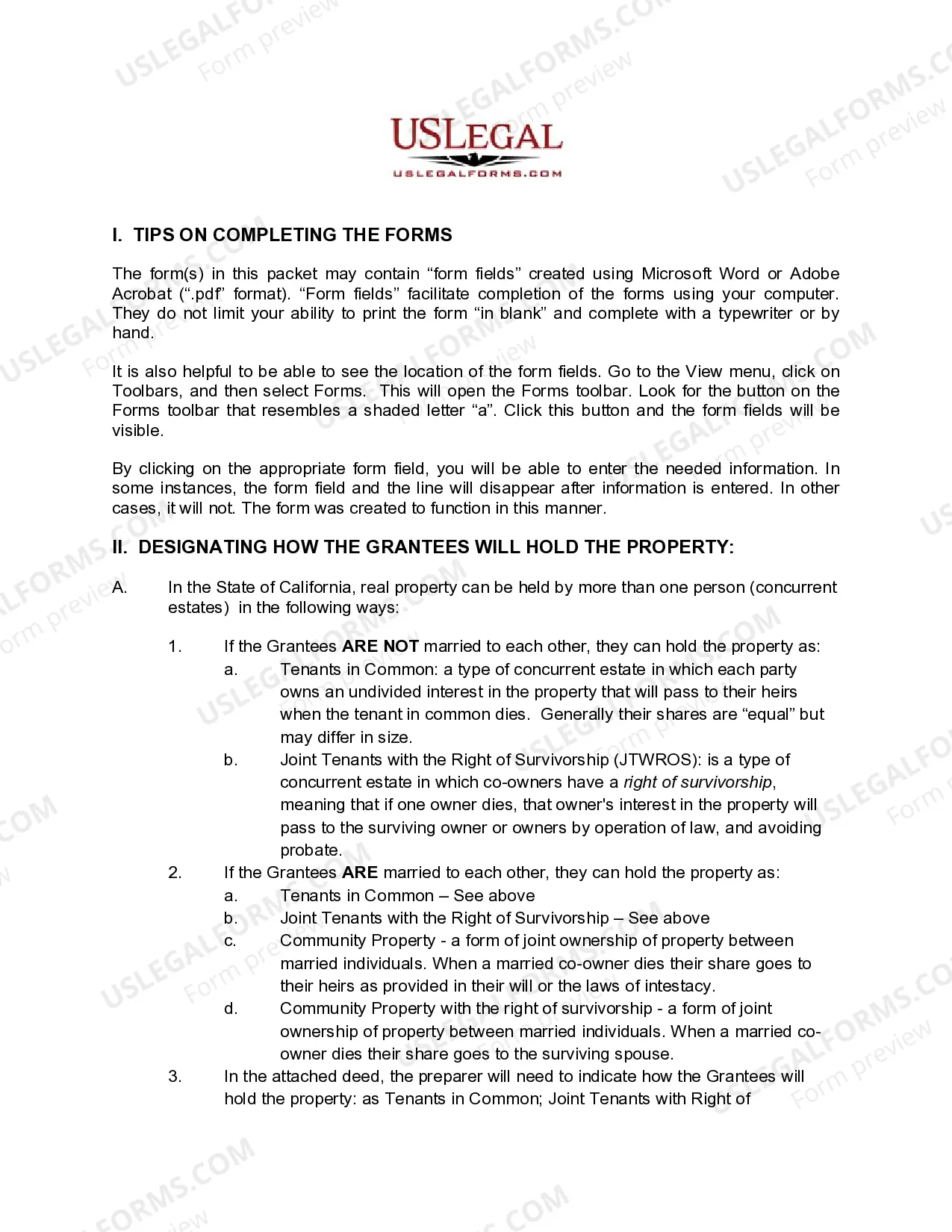 Preview Quitclaim Deed from Husband and Wife to Husband and Wife and Husband and Wife (Two Couples)