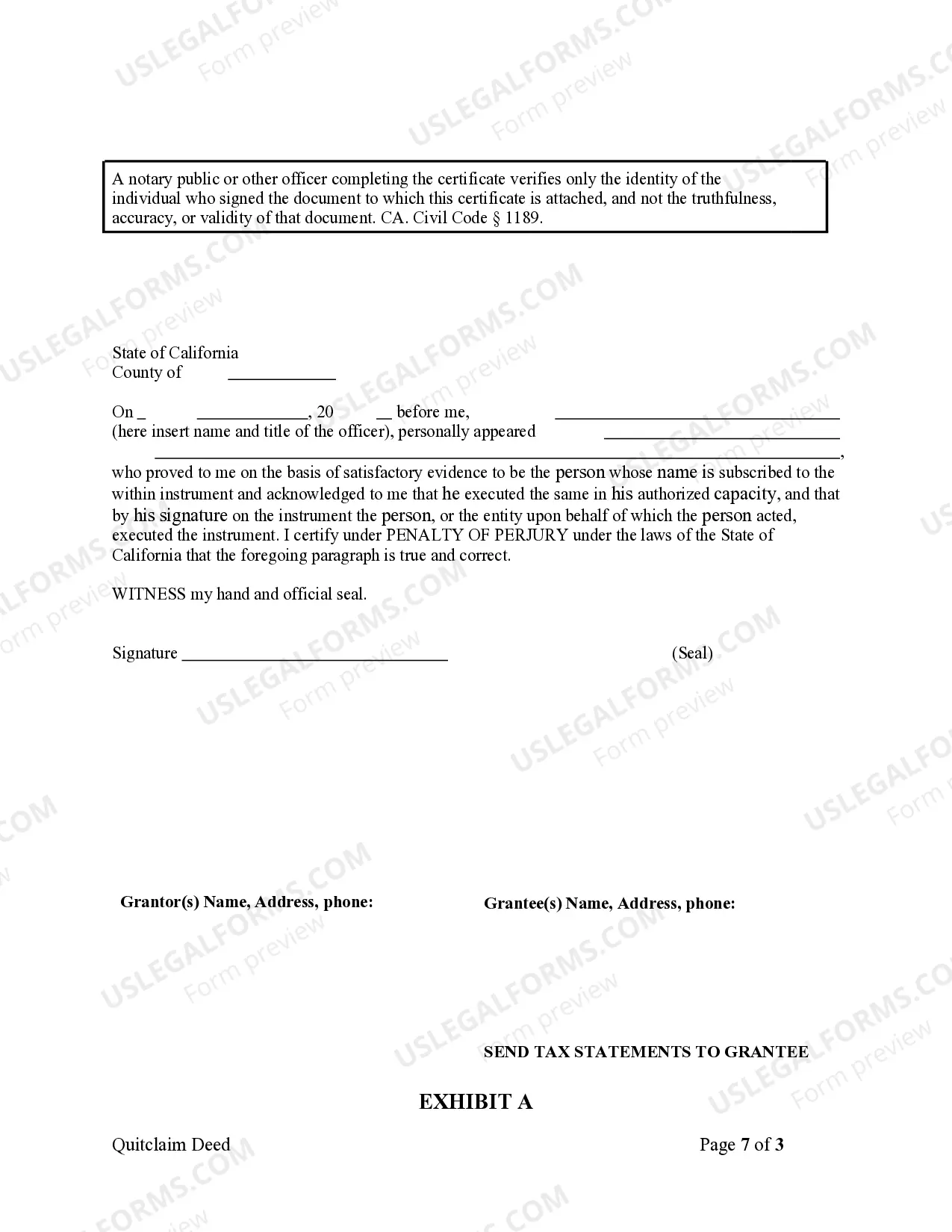 Preview Quitclaim Deed from Husband and Wife to Corporation