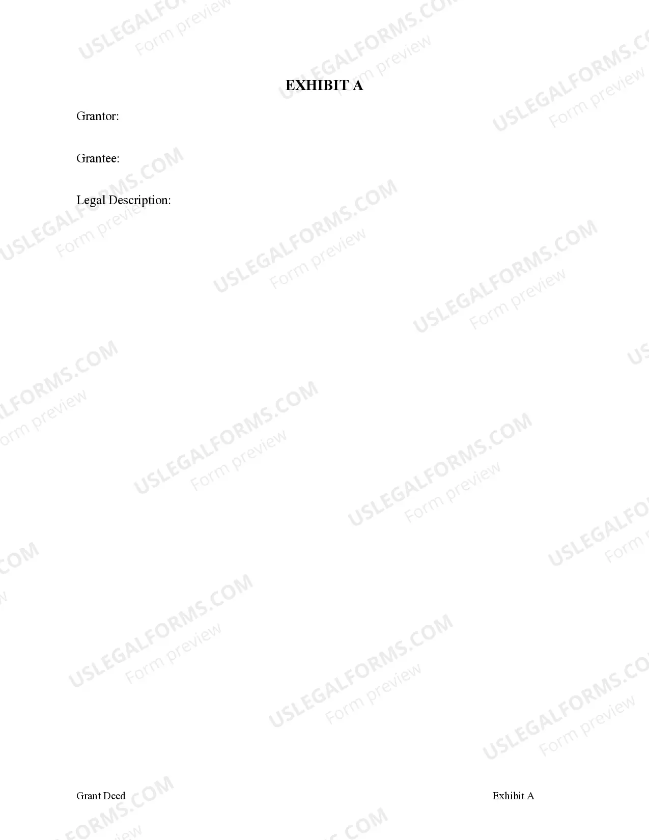 Preview Grant Deed from Husband and Wife to Corporation