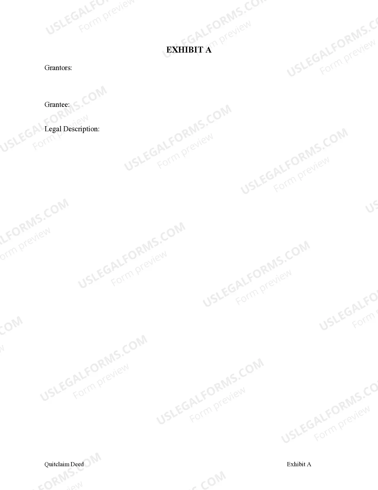 Preview Quitclaim Deed from Husband and Wife to LLC