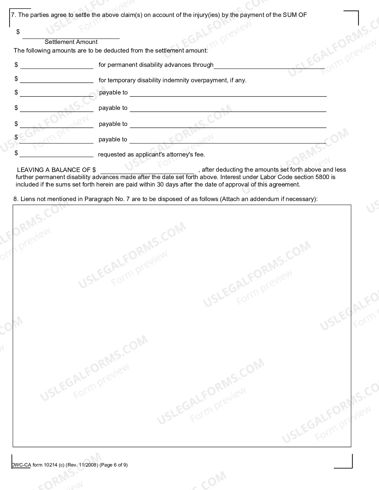 Preview Compromise and Release for Workers' Compensation