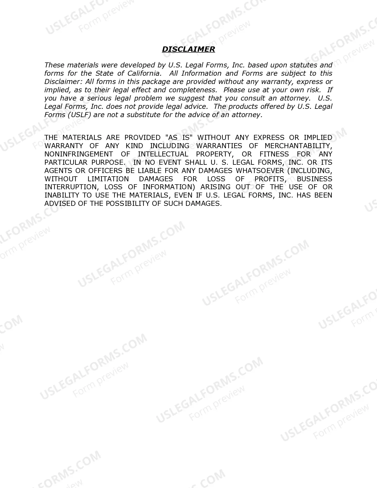 Preview California Adult Name Change Package with Recognition of Gender Change and New Birth Certificate