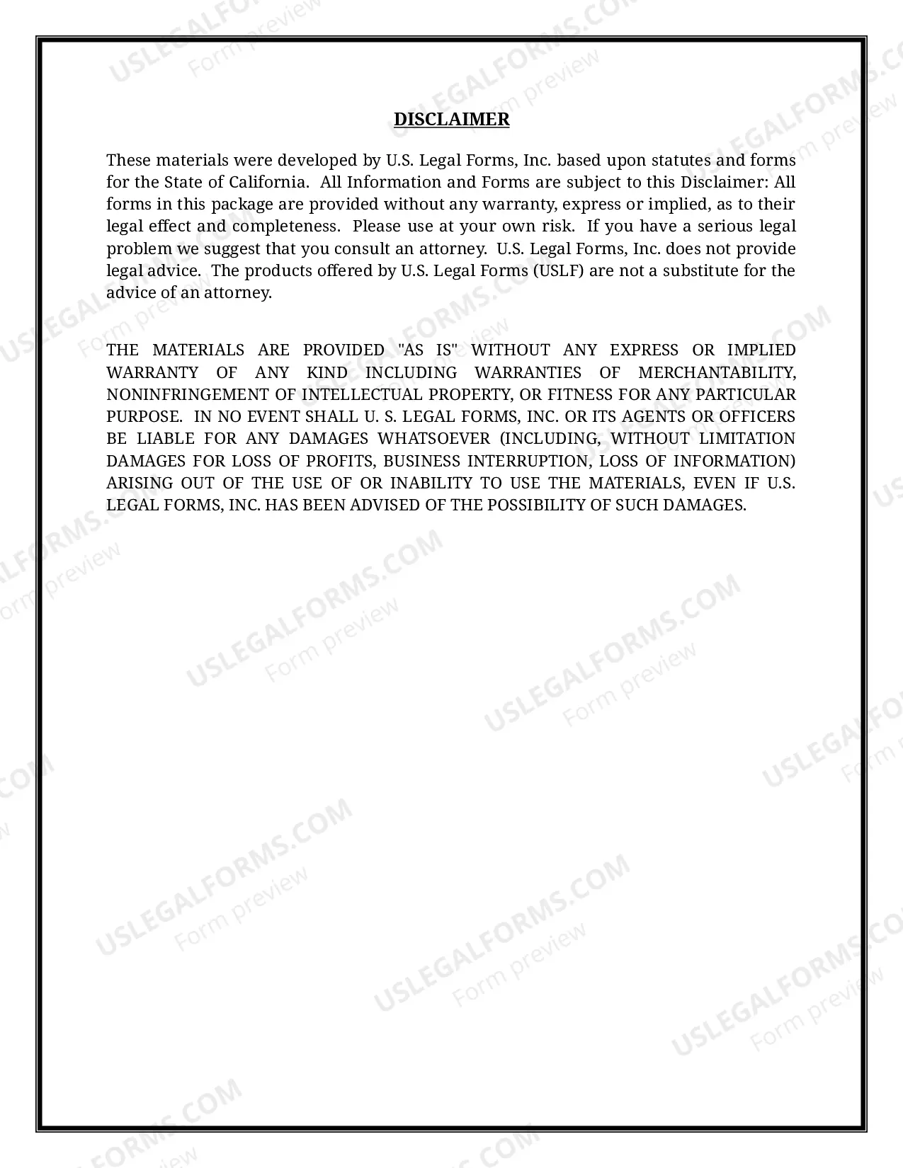 Preview California Name Change Instructions and Forms Package for a Minor