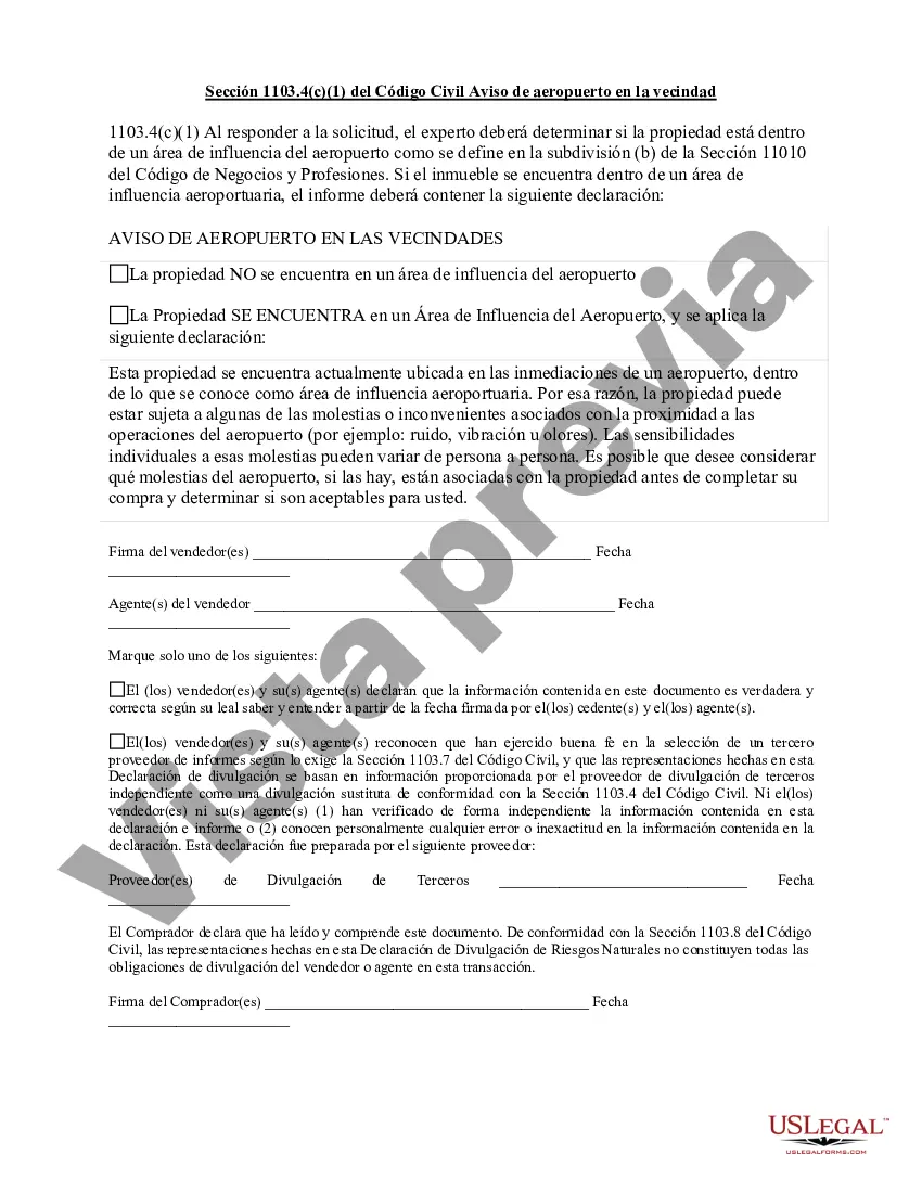 Preview Declaración de divulgación de riesgos naturales
