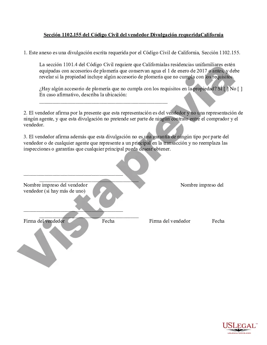Preview Declaración de Divulgación de Ventas de Bienes Raíces Residenciales