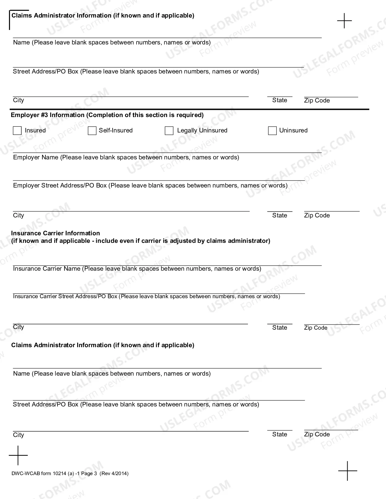 Preview Stipulations for Award for Workers' Compensation