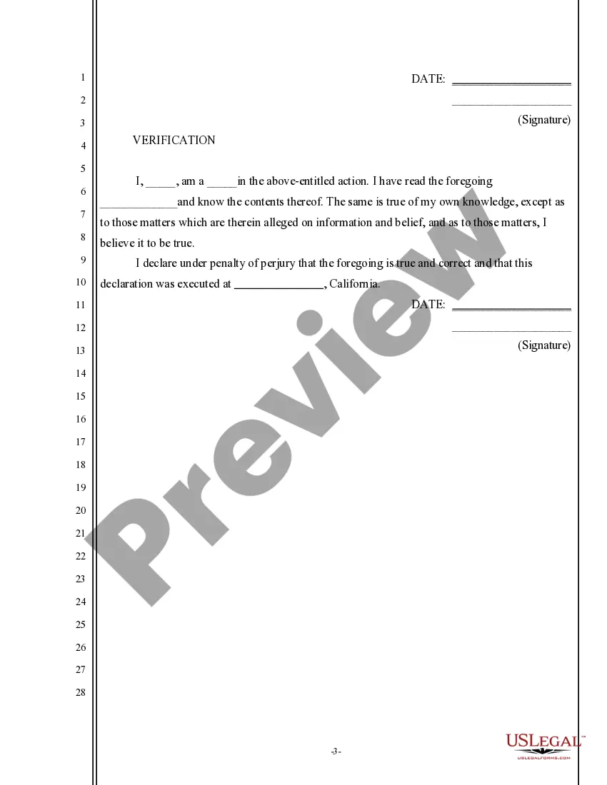 Preview Complaint to Quiet Title to Real Property - General