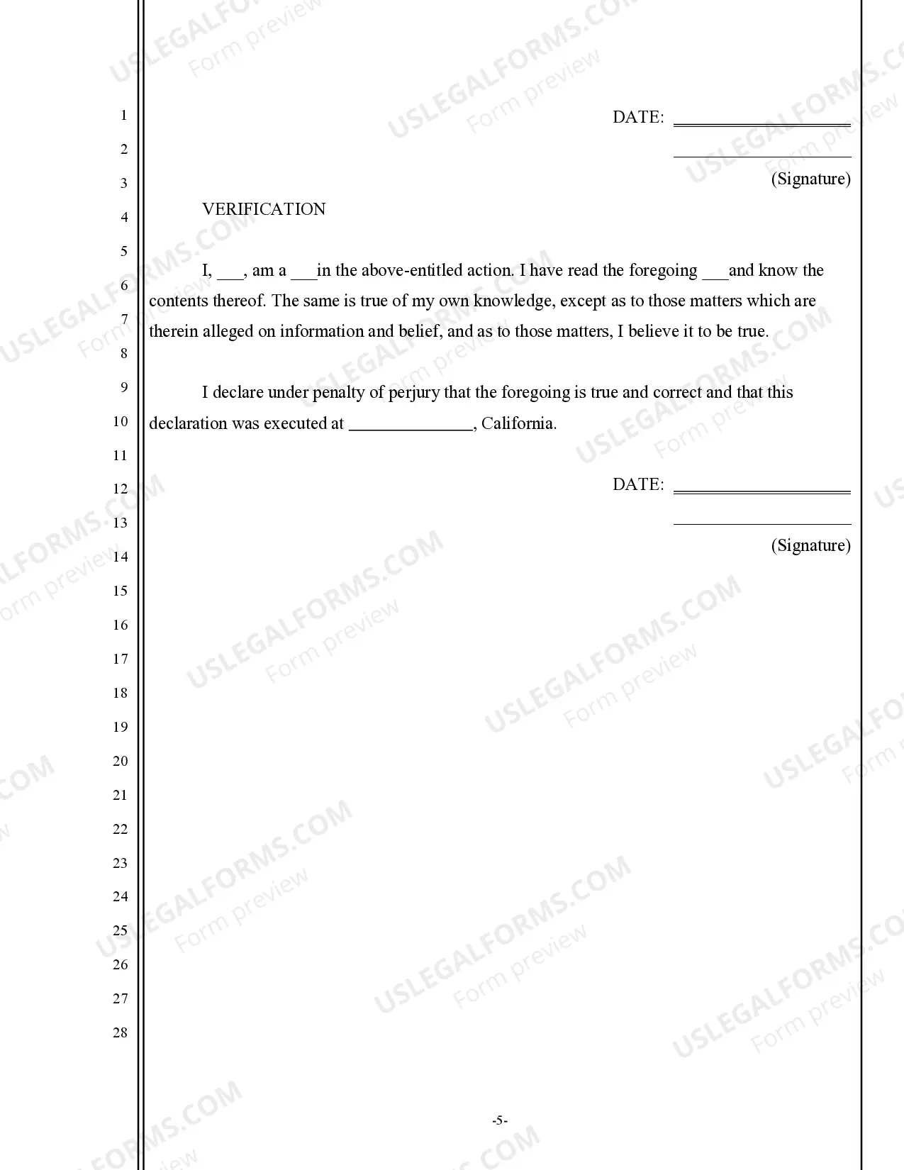 Preview Landlord Complaint for Unlawful Detainer against Holdover Tenant - residential