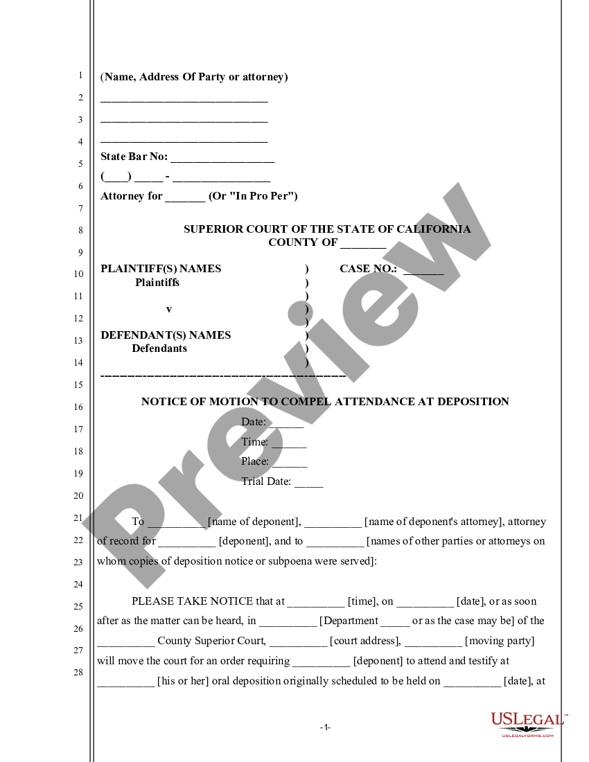 Ccp 2025 For Deposition Us Legal Forms 9210