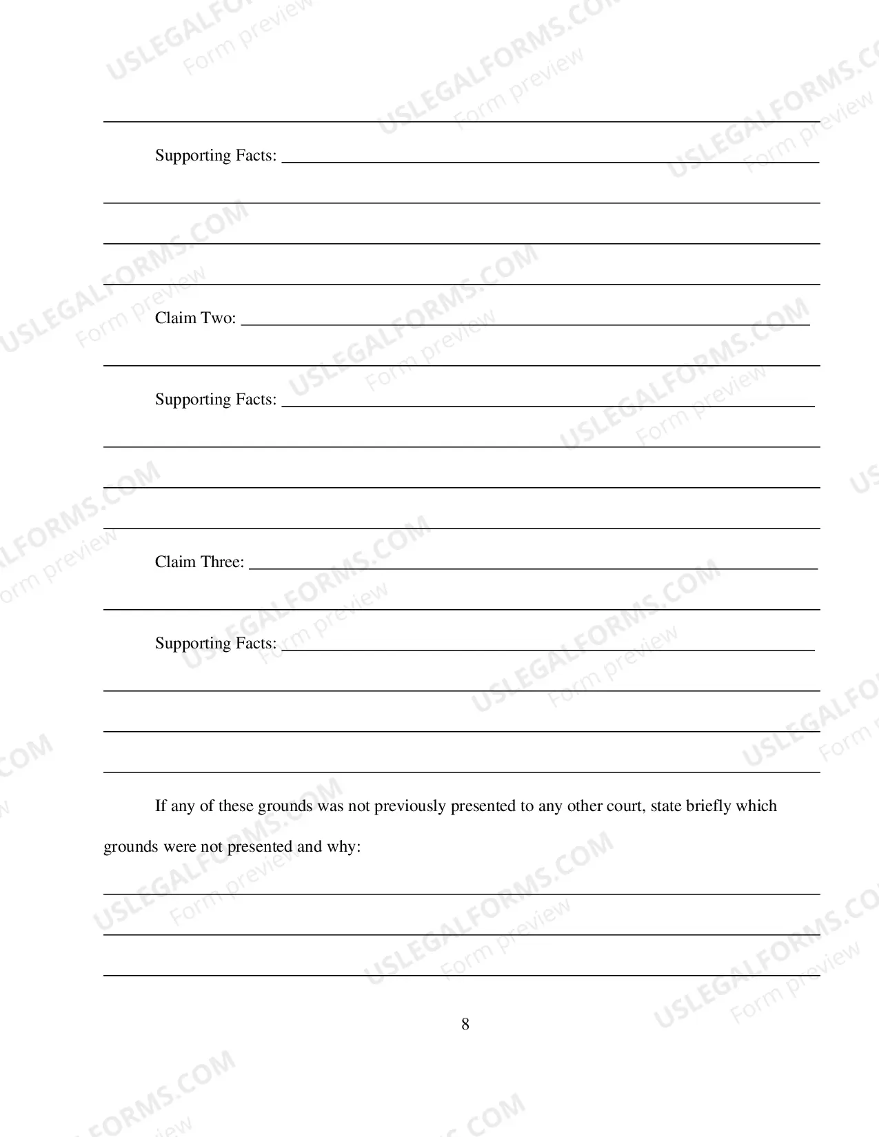 Preview Petition for Writ of Habeas Corpus