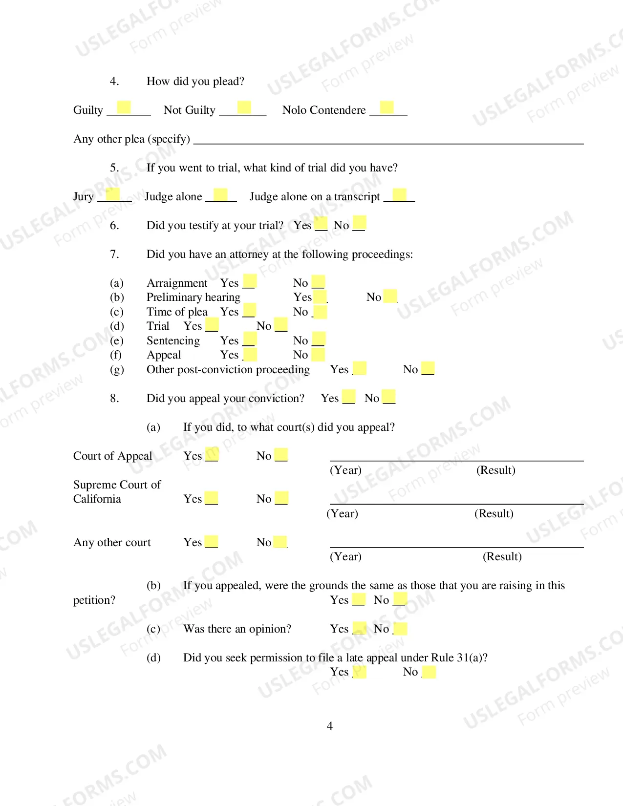 Preview Petition for Writ of Habeas Corpus