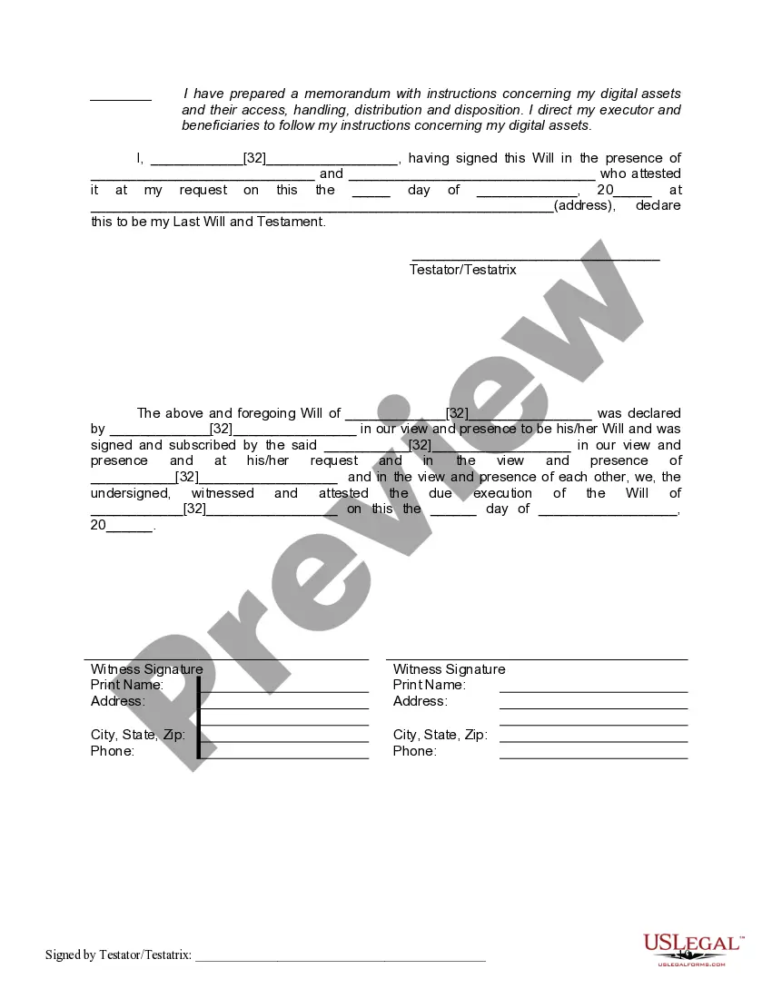 Preview Mutual Wills containing Last Will and Testaments for Man and Woman living together not Married with No Children
