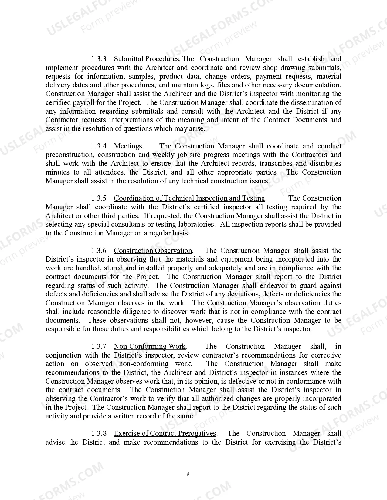 Preview Multi-Prime Construction Management Services Agreement