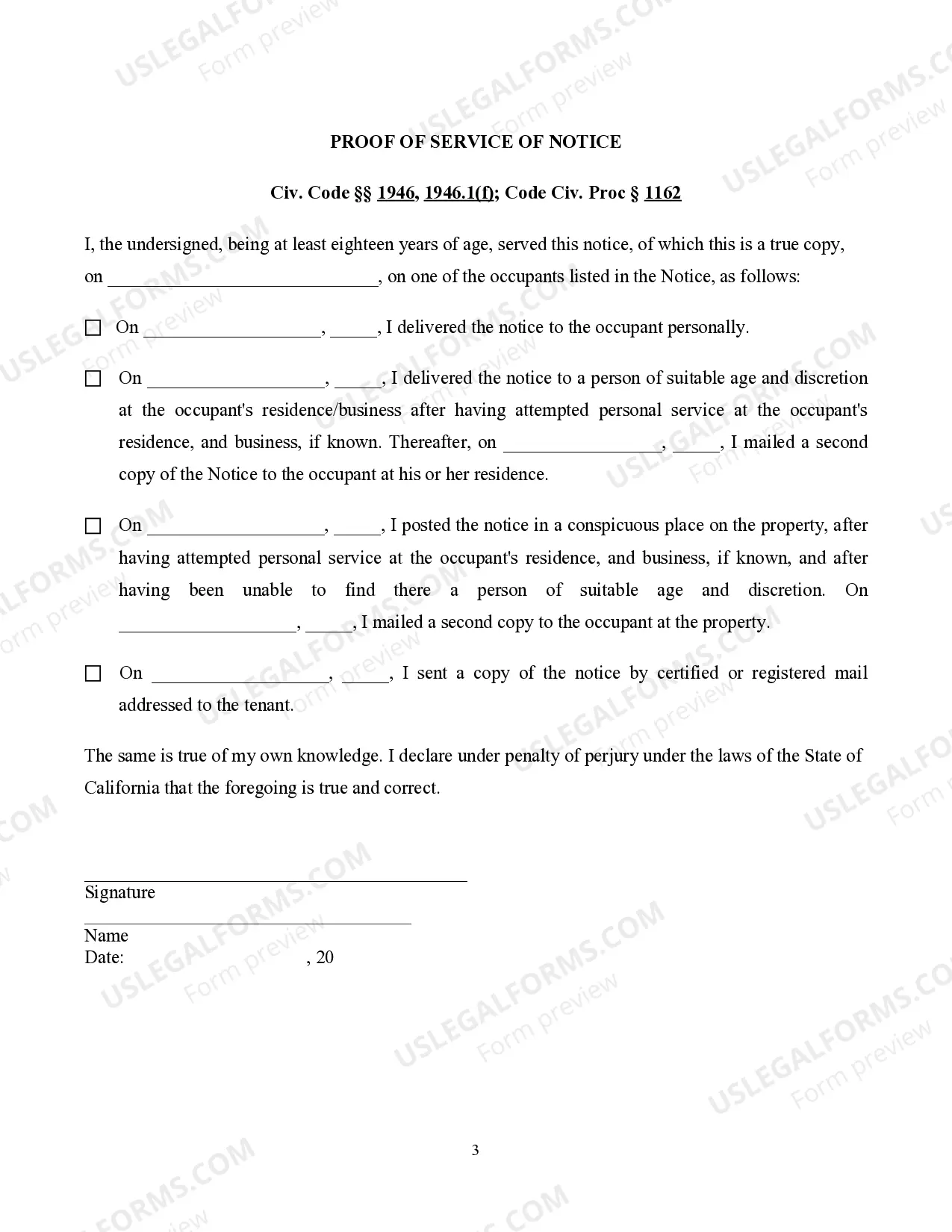 Preview 60 Day Notice of Termination of Tenancy
