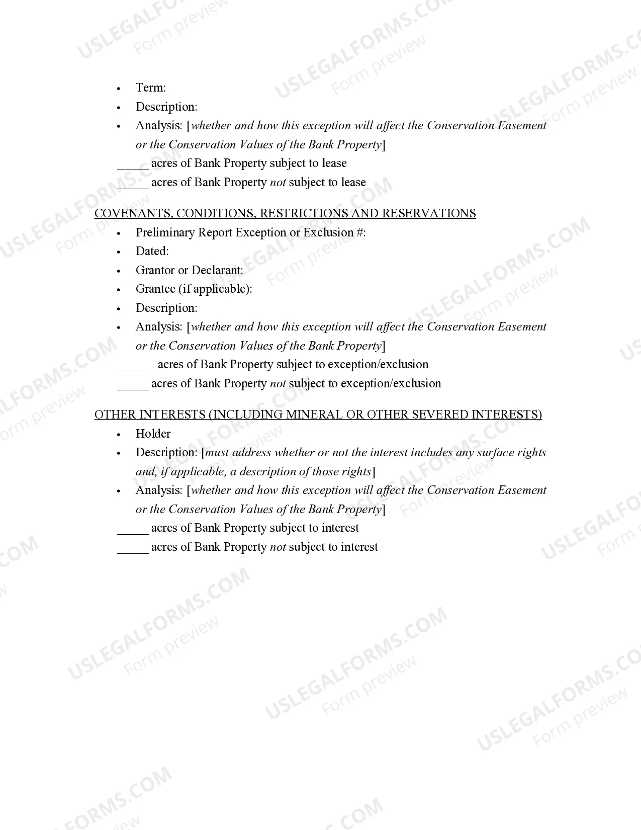 Preview Property Assessment and Warranty