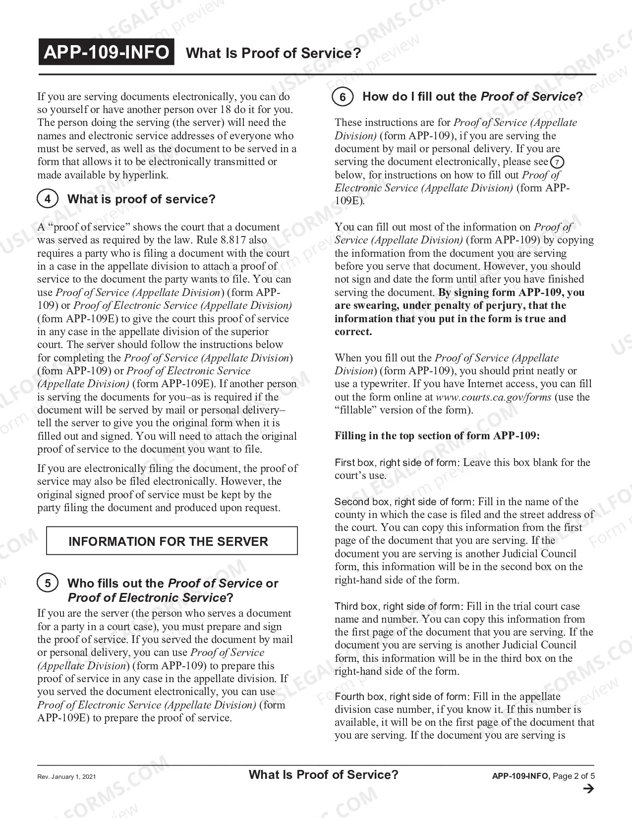 Preview What is Proof of Service