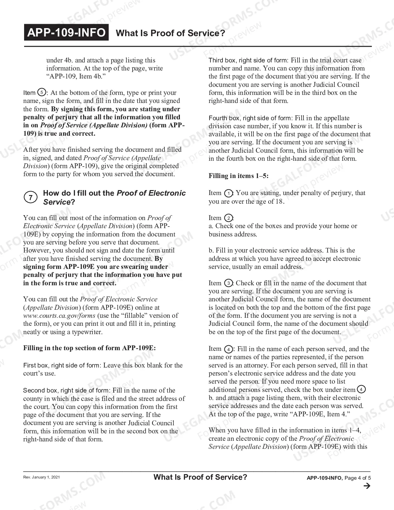Preview What is Proof of Service
