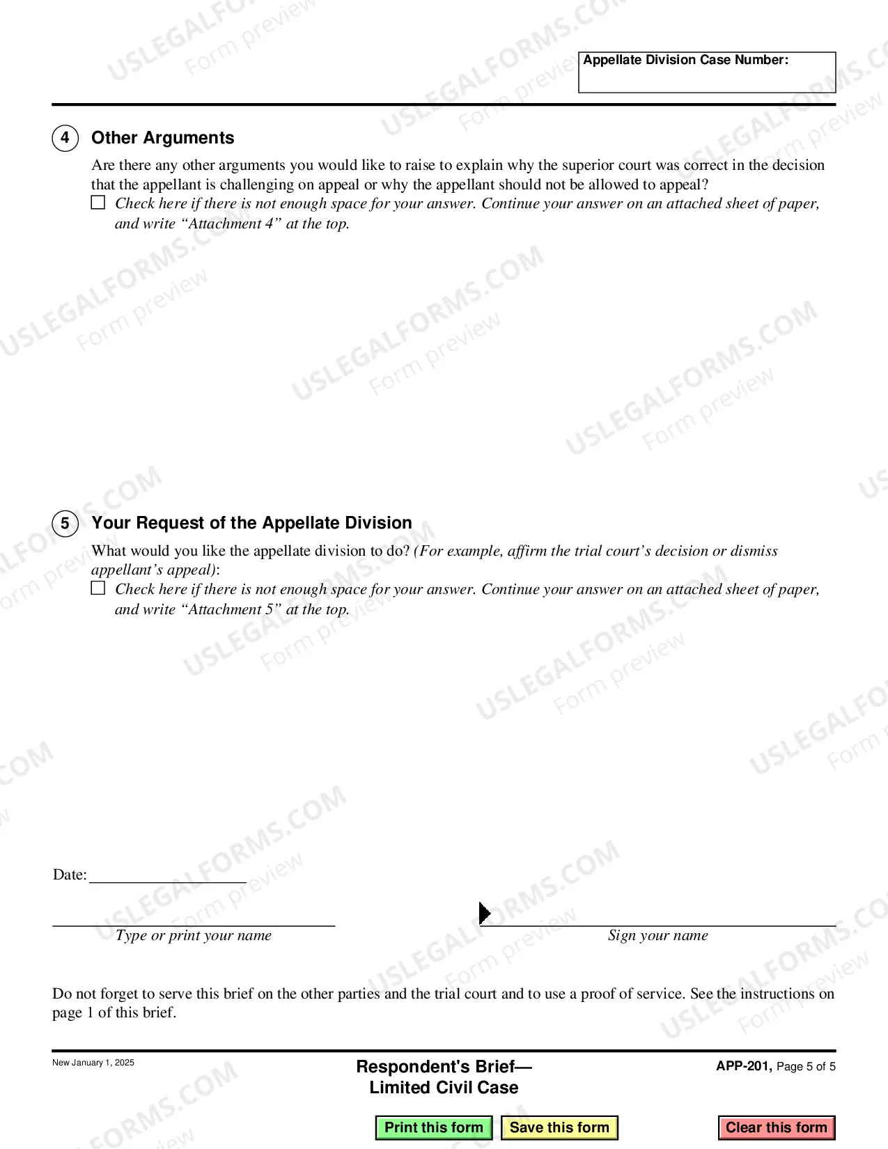 Preview Respondent's Brief Limited - Limited Civil Case