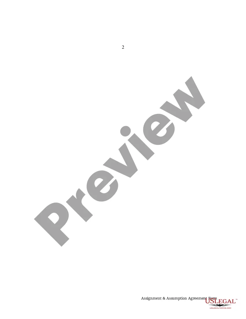 Preview Assingment and Assumption Agreement between Gas and Electic Company and Entity