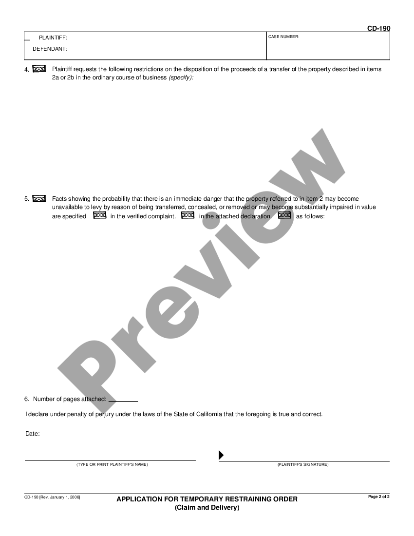 california-declaration-for-temporary-restraining-order-us-legal-forms