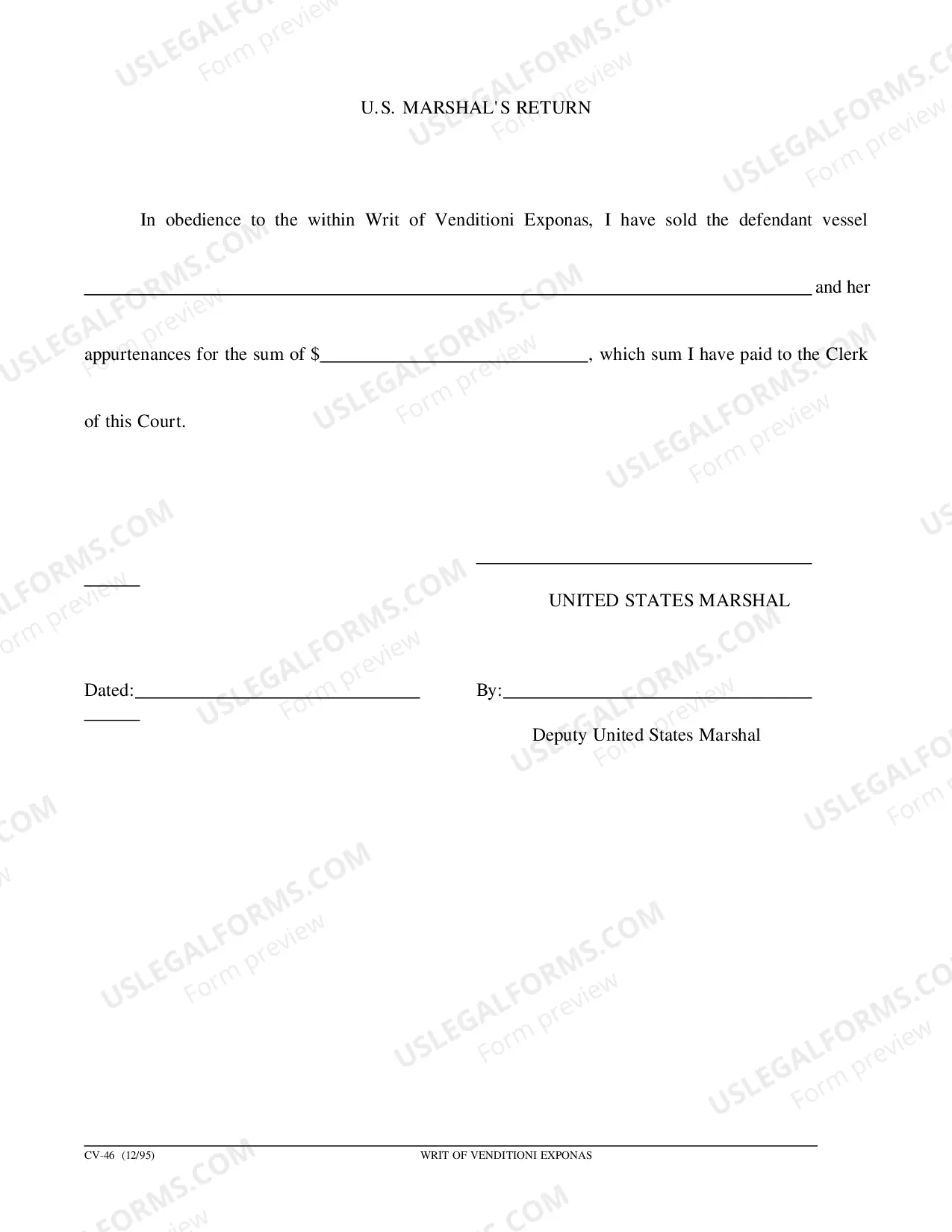 Preview Writ of Venditioni Exponas