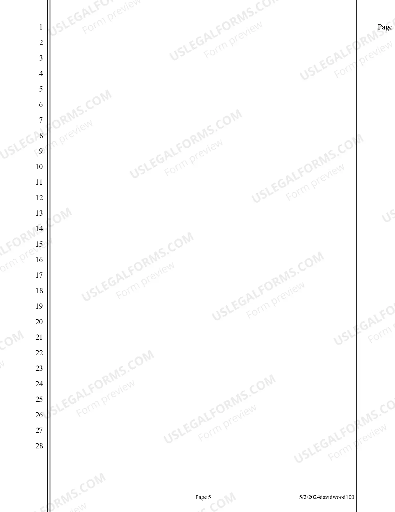 Preview Complaint for Intentional Acts and Negligence