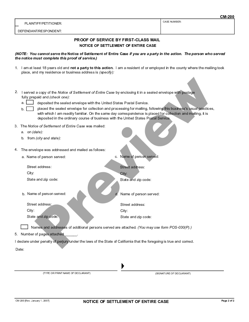 california-notice-of-settlement-notice-of-settlement-california-cm