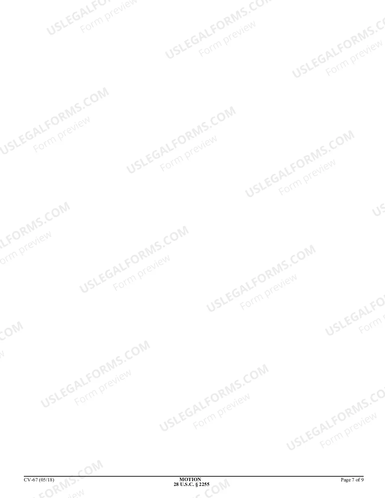 Preview 2255 Motion Packet