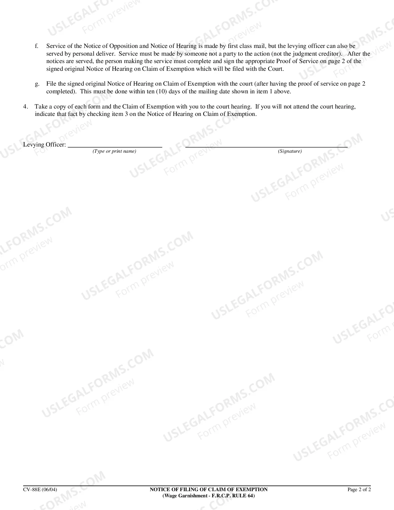 Preview Notice of Termination or Modification of Earnings Withholding Order