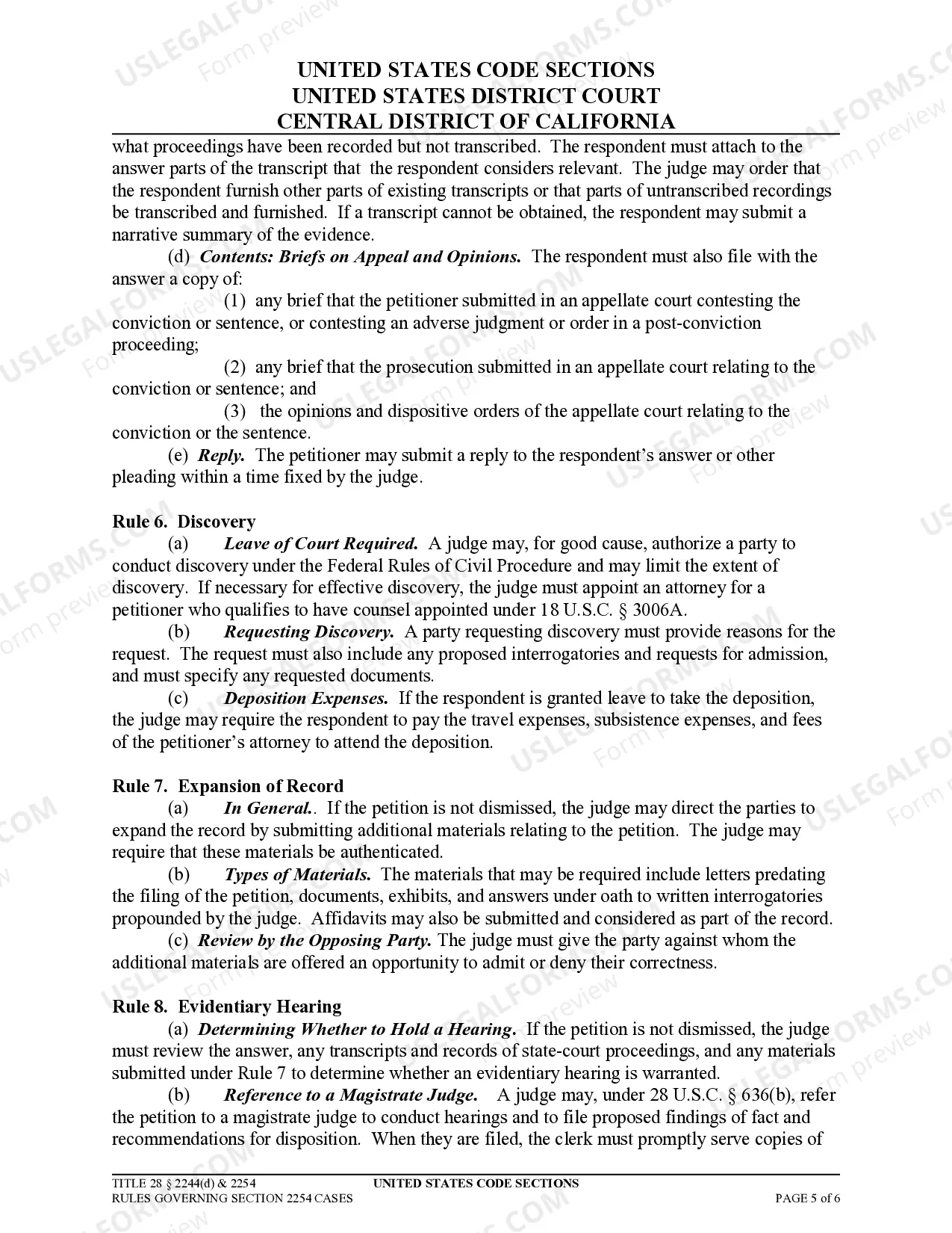 Preview State Habeas Corpus Packet