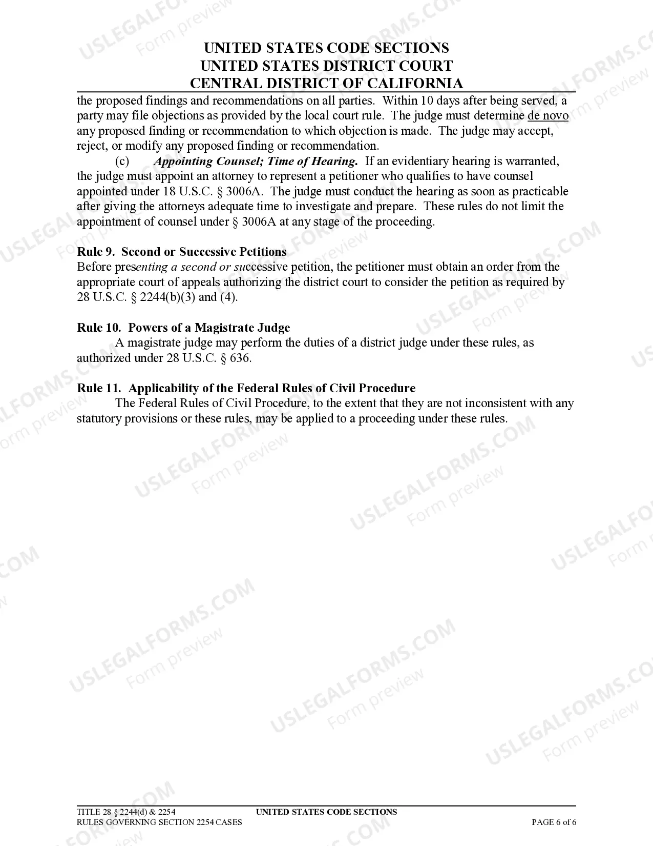 Preview State Habeas Corpus Packet
