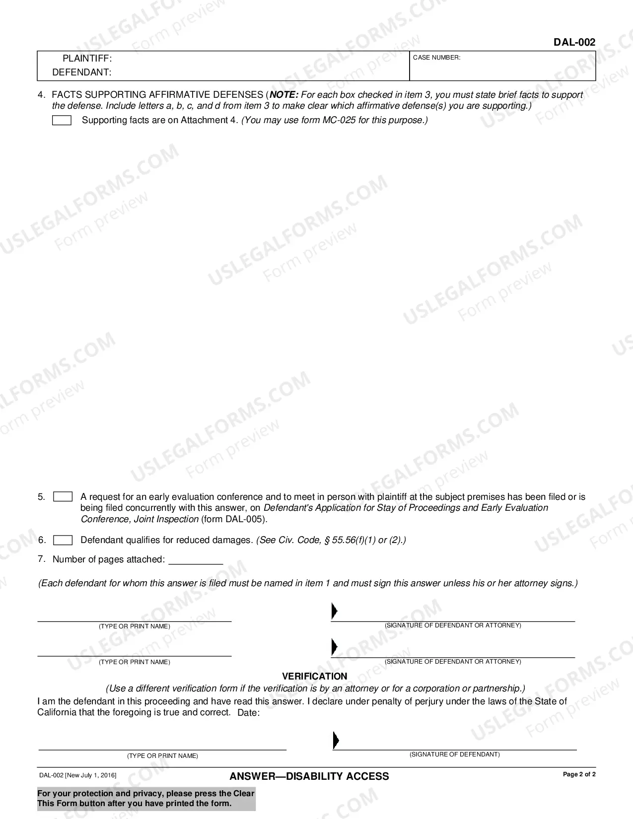 Preview Answer - Disability Access