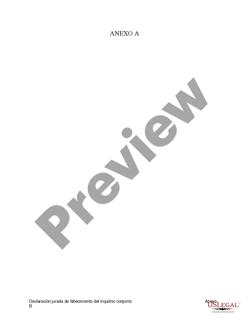 Preview Declaración Jurada de Fallecimiento de Copropietario