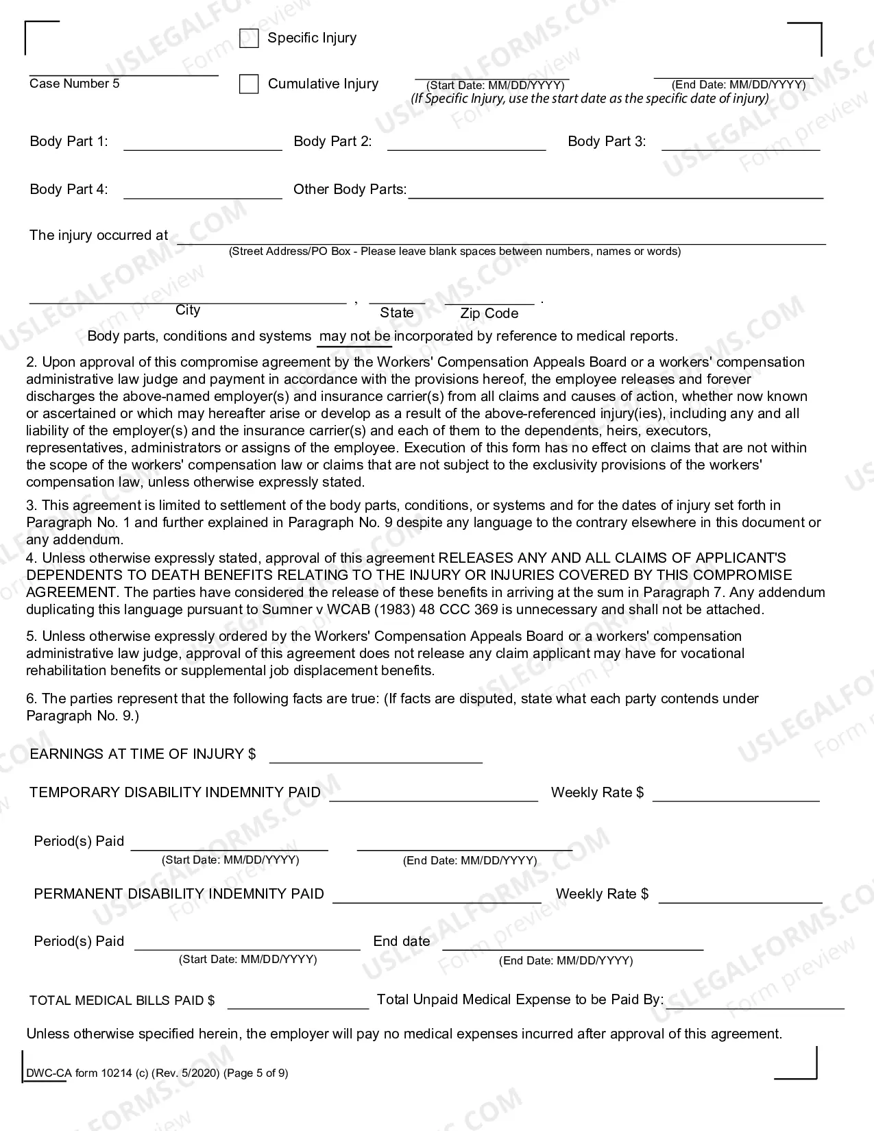 Preview Order Approving Compromise And Release