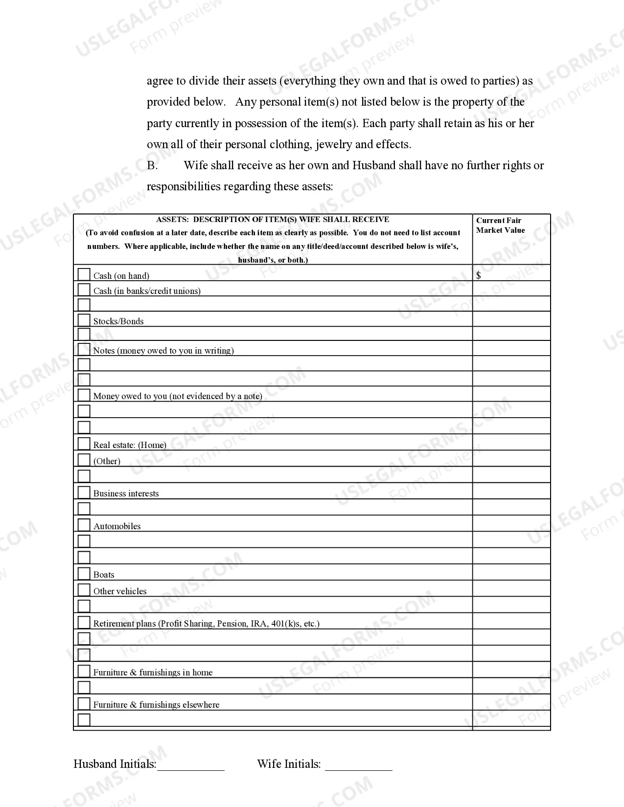 Preview Marital Legal Separation and Property Settlement Agreement Minor Children Parties May have Joint Property or Debts effective Immediately